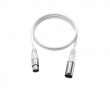 XLR Cable - 3pin - 1.8 Meter - White (DEMO)