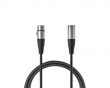 XLR Cable - 3pin - 1.8 Meter - Black (DEMO)