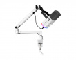 TAM8 Dynamic Gaming Microphone and Boom Arm - White (DEMO)