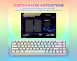 AmpliGame GK1W ANSI Keyboard - White (DEMO)