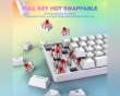 AmpliGame GK1W ANSI Keyboard - White (DEMO)