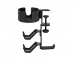 Holder for Drinks, Headphones and Controllers - Black (DEMO)