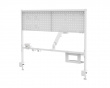 Multifunctional Pegboard with Monitor Stand - White (DEMO)