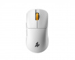 HELIX 8K Wireless Gaming Mouse - White [Yellow Scroll-Wheel] (DEMO)