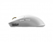 HELIX 8K Wireless Gaming Mouse - White [Yellow Scroll-Wheel] (DEMO)