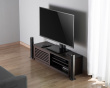 Swivel TV Stand with Glass Base 37-70