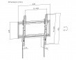 Tilt Wall Mount for TV 32″-75″ - Black (DEMO)