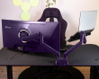 Alzare Neo Duo Monitor Stand - Purple (DEMO)