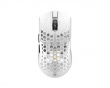 AKITSU Medium Carbon Fiber Wireless Gaming Mouse - White (DEMO)