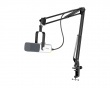 AM8T USB/XLR Dynamic Microphone and Boom Arm - White (DEMO)