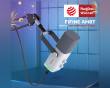 AM8T USB/XLR Dynamic Microphone and Boom Arm - White (DEMO)