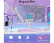 DGM20S - USB RGB Gaming Microphone Kit - White (DEMO)