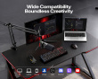 PD100WS Wireless Dynamic Gaming Microphone with Arm stand - Black (DEMO)