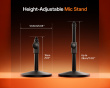 PD200W - Wireless Microphone with Table Stand - Black (DEMO)