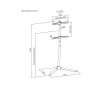 Swivel TV Stand 32
