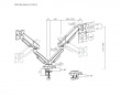 Monitor Stand with Mechanical Spring – 2 Monitors – White (DEMO)