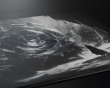 Odyssey Glass Mousepad - Black & White - Limited Edition (DEMO)