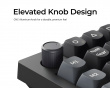 V0 Ultra 8K Wireless Swappable RGB Backlight Banana Switch - Black - Knob Version (DEMO)