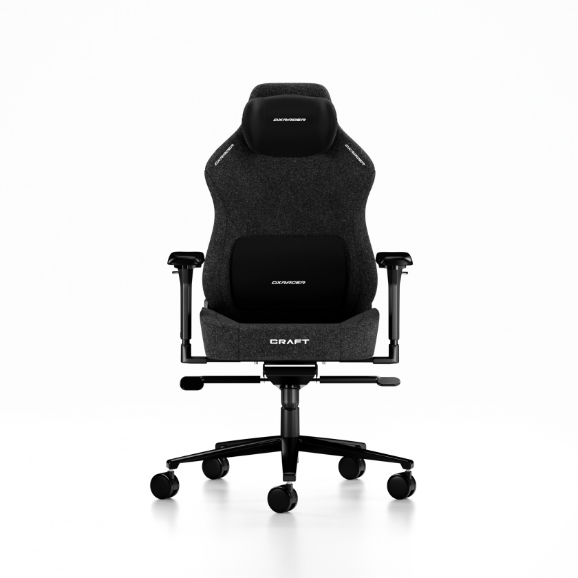 DXRacer CRAFT Gaming Chair Black Fabric L