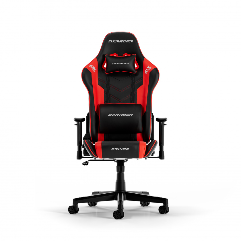 DXRacer PRINCE L Black & Red PVC Leather